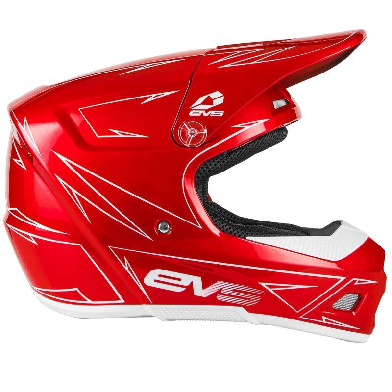 EVS T3 Pinner Helmet Red Youth - Medium-Helmets and Accessories-EVS-EVSHE21T3P-RD-M-SMINKpower Performance Parts