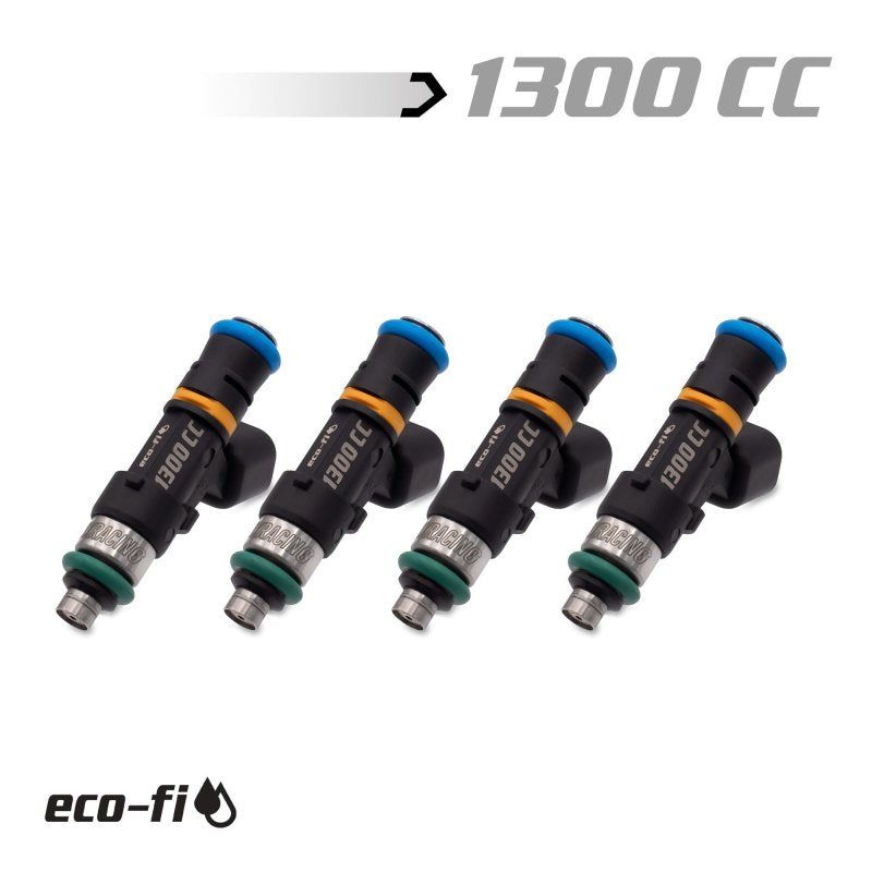 BLOX Racing Eco-Fi Street Injectors 1300cc/min Honda K Series (Set of 4)-Fuel Injectors - Single-BLOX Racing-BLOBXEF-06514-1300-4-SMINKpower Performance Parts