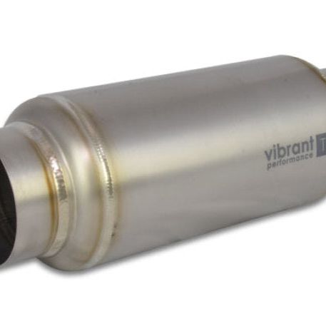 Vibrant Titanium Resonator 2.5in. Inlet / 2.5in. Outlet x 12in. Long