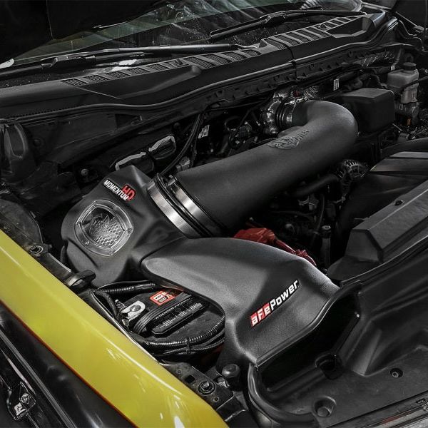 aFe Momentum GT Pro DRY S Cold Air Intake System 2017 Ford Superduty V8-6.2L-Air Filters - Universal Fit-aFe-AFE51-73116-SMINKpower Performance Parts