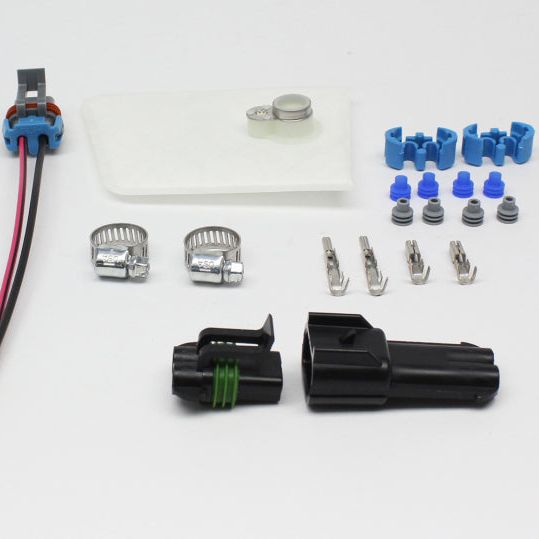 Walbro Universal Installation Kit: Fuel Filter/Wiring Harness for F90000267 E85 Pump-Fuel Pump Fitment Kits-Walbro-WAL 400-1162-SMINKpower Performance Parts