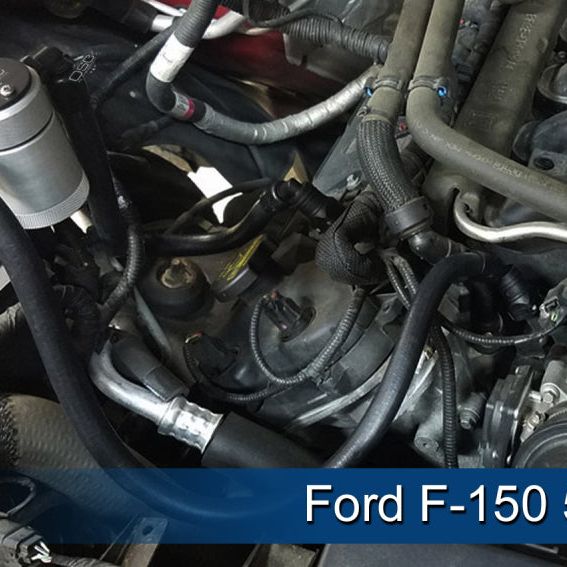 J&amp;L 2011-2024 Ford F-150 2.7L/3.5L/5.0L Passenger Side Oil Separator 3.0 - Clear Anodized-Oil Separators-J&L-JLT3016P-C-SMINKpower Performance Parts