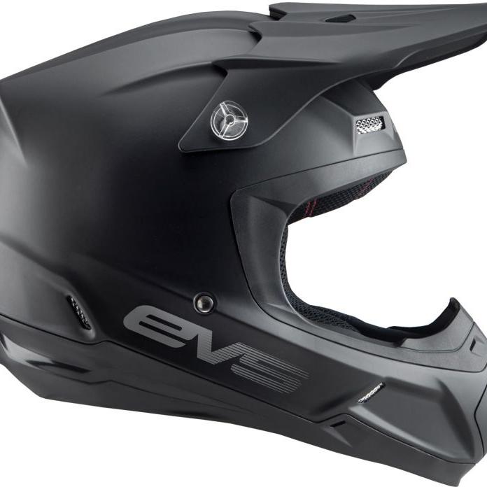EVS T5 Solid Helmet Matte Black - Large-Helmets and Accessories-EVS-EVSHE20T5S-BK-L-SMINKpower Performance Parts