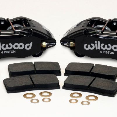 Wilwood DPHA Front Caliper & Pad Kit Black Honda / Acura w/ 262mm OE Rotor-Big Brake Kits-Wilwood-WIL140-13029-SMINKpower Performance Parts