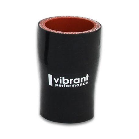 Vibrant 4 Ply Reducer Coupling 1.25in x 1.50in x 3in Long (BLACK)-Silicone Couplers & Hoses-Vibrant-VIB2921-SMINKpower Performance Parts