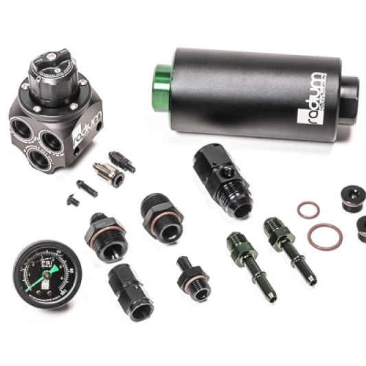 Radium Engineering 01-06 BMW E46 M3 Fuel Pressure Regulator & Fuel Filter Kit w/ Microglass Filter