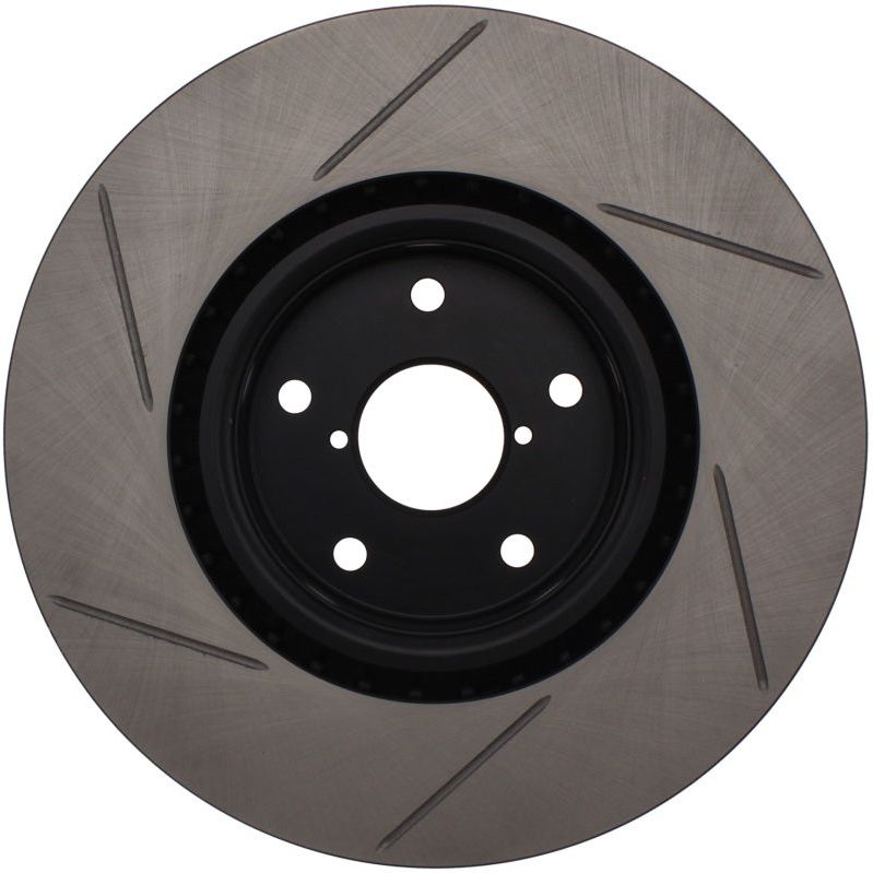 StopTech Power Slot 05-08 STi Front Left Slotted Rotor-Brake Rotors - Slotted-Stoptech-STO126.47022SL-SMINKpower Performance Parts