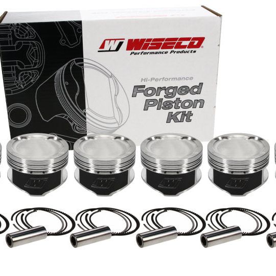 Wiseco Mits 3000 Turbo -14cc 1.250 X 91.5 Piston Shelf Stock Kit-Piston Sets - Forged - 6cyl-Wiseco-WISK570M915-SMINKpower Performance Parts