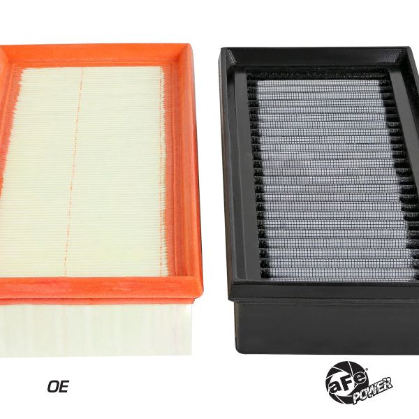 aFe Magnum FLOW Pro DRY S OE Replacement Filter 15-19 Mercedes C63 AMG 4.0L TT (Pair)-Air Filters - Universal Fit-aFe-AFE31-10289-MA-SMINKpower Performance Parts