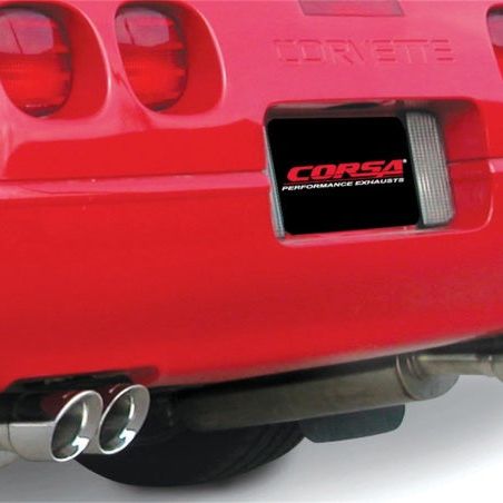 Corsa 86-91 Chevrolet Corvette C4 5.7L V8 L98 Polished Sport Cat-Back Exhaust