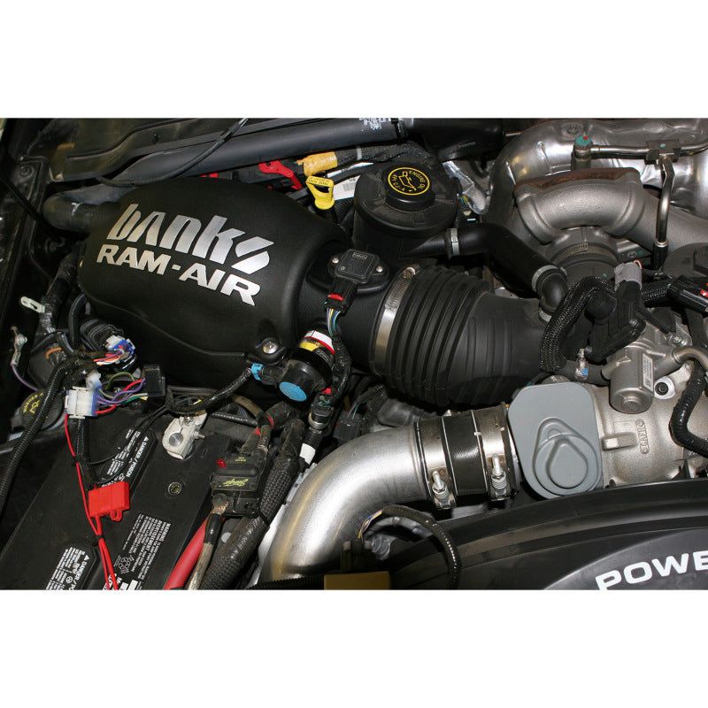 Banks Power 08-10 Ford 6.4L Ram-Air Intake System - Dry Filter-Short Ram Air Intakes-Banks Power-GBE42185-D-SMINKpower Performance Parts