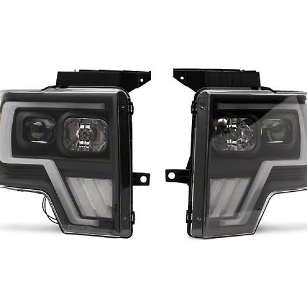 Raxiom 09-14 Ford F-150 G4 Projector Headlights- Black Housing (Clear Lens) - SMINKpower Performance Parts RAXT544003 Raxiom