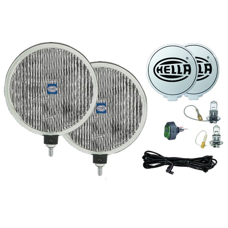 Hella 500 Series 12V H3 Fog Lamp Kit-Fog Lights-Hella-HELLA005750971-SMINKpower Performance Parts