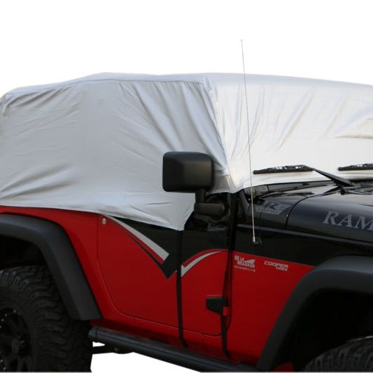 Rampage 2007-2018 Jeep Wrangler(JK) Cab Cover Multiguard - Silver-Car Covers-Rampage-RAM2263-SMINKpower Performance Parts