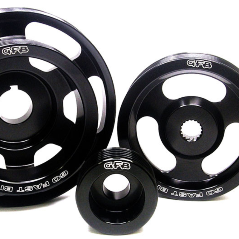 GFB 08+ WRX/STi / 09+ Forester / 03-09 LGT 3 pc Underdrive/Non-Underdrive Pulley Kit-Pulleys - Crank, Underdrive-Go Fast Bits-GFB2014-SMINKpower Performance Parts