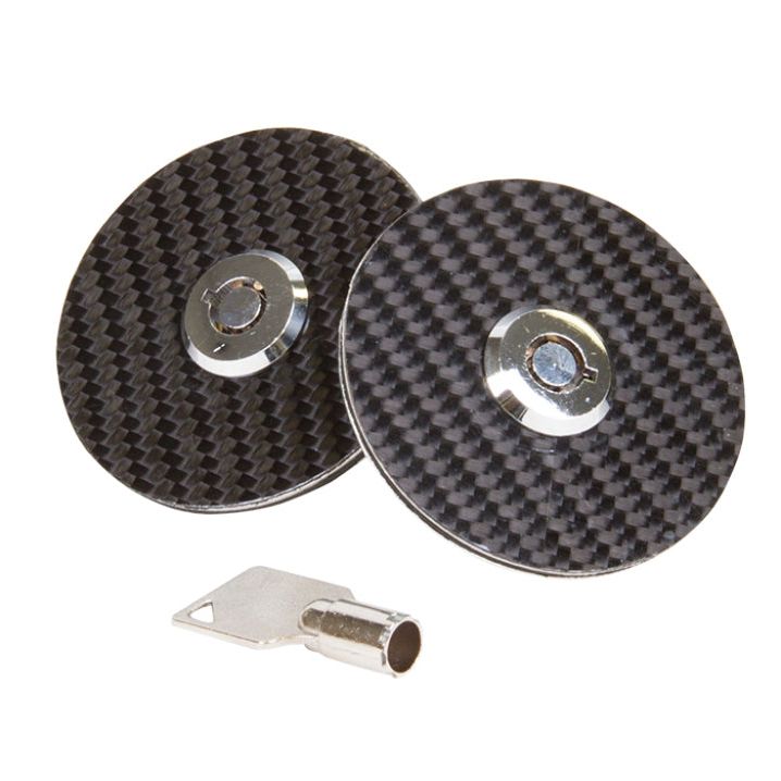 NRG Hood Lock w/Key - Black Carbon Fiber Overlay-Carbon Accessories-NRG-NRGCHL-100-SMINKpower Performance Parts