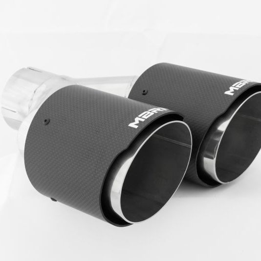 MBRP Universal Carbon Fiber Dual Tip 4in OD/2.5in Inlet-Tips-MBRP-MBRPT5178CF-SMINKpower Performance Parts