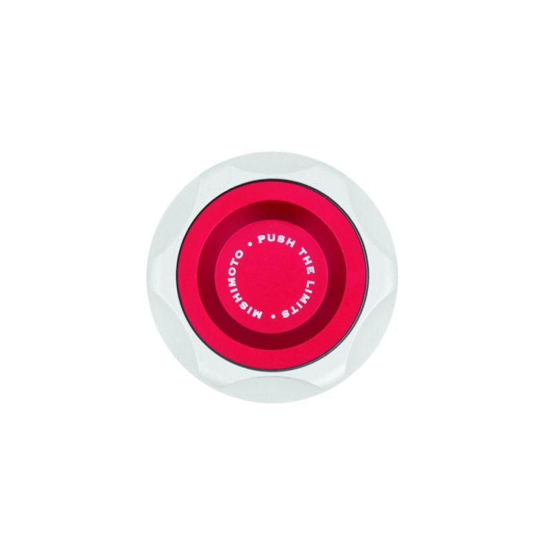 Mishimoto Subaru Oil FIller Cap - Red-Oil Caps-Mishimoto-MISMMOFC-SUB-RD-SMINKpower Performance Parts