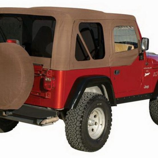 Rampage 1997-2006 Jeep Wrangler(TJ) OEM Replacement Top - Khaki-Soft Tops-Rampage-RAM99536-SMINKpower Performance Parts