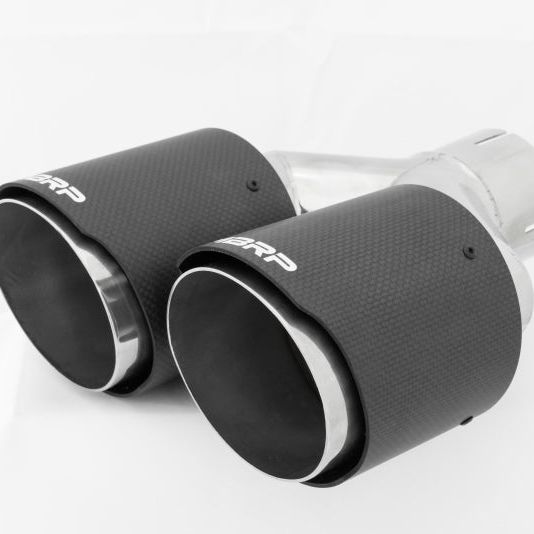 MBRP Universal Carbon Fiber Dual Tip 4in OD/2.5in Inlet-Tips-MBRP-MBRPT5177CF-SMINKpower Performance Parts