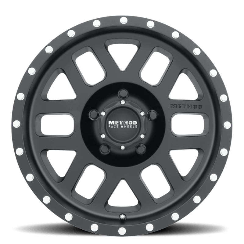 Method MR306 Mesh 18x9 -12mm Offset 5x5 94mm CB Matte Black Wheel - SMINKpower Performance Parts MRWMR30689050512N Method Wheels