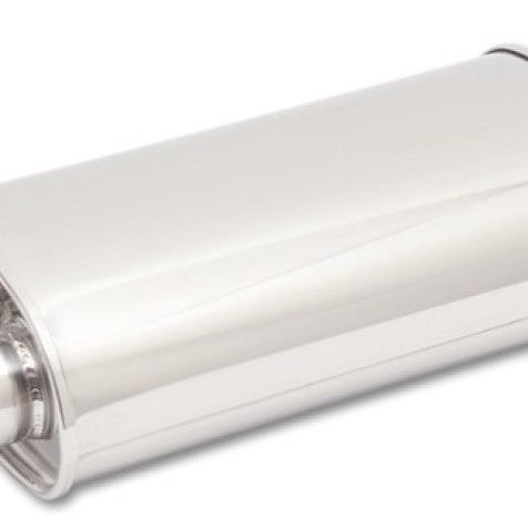 Vibrant StreetPower Oval Muffler 5in x 9in x 15in - 3in inlet/Dual Outlet (Center In - Dual Out)-Muffler-Vibrant-VIB1136-SMINKpower Performance Parts