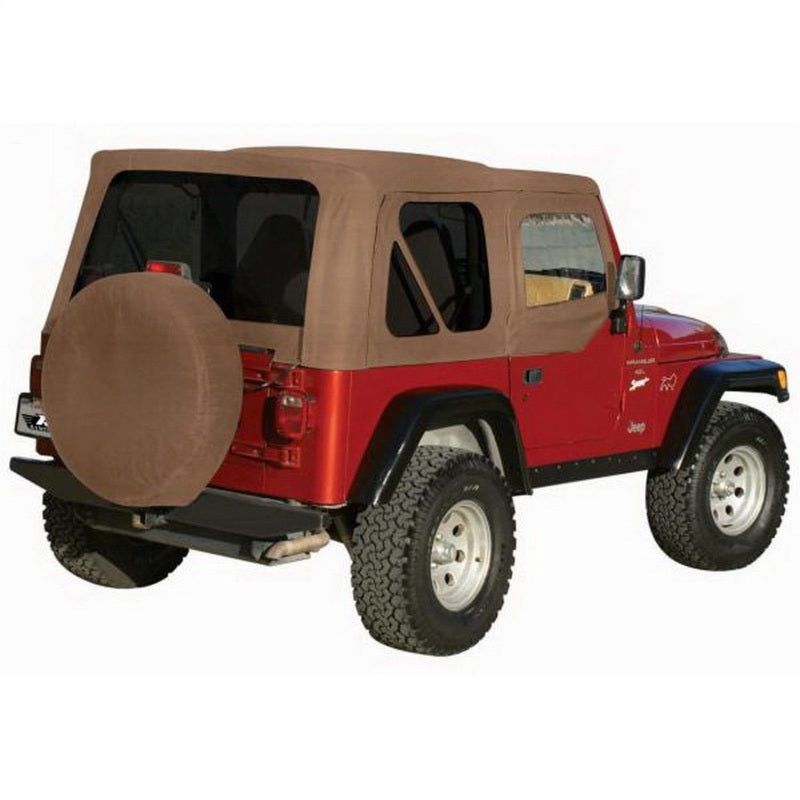 Rampage 1997-2006 Jeep Wrangler(TJ) OEM Replacement Top - Khaki-Soft Tops-Rampage-RAM99536-SMINKpower Performance Parts