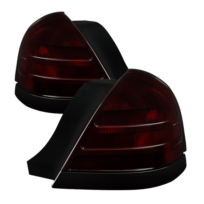 Xtune Ford Crown Victoria 1999-2011 OEM Style Tail Light Red Smoked ALT-JH-FCV98-OE-RSM-Tail Lights-SPYDER-SPY9034046-SMINKpower Performance Parts