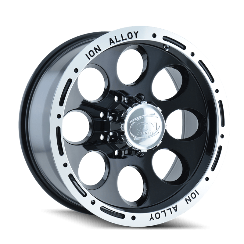 ION Type 174 15x8 / 5x114.3 BP / -27mm Offset / 83.82mm Hub Black/Machined Wheel - SMINKpower Performance Parts ION174-5865B ION Wheels
