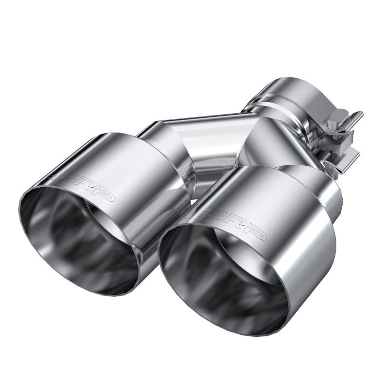 MBRP Universal T304 SS Dual Tip 4in OD/2.5in Inlet-Tips-MBRP-MBRPT5177-SMINKpower Performance Parts