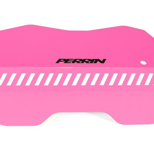 Perrin 2022+ Subaru WRX Pulley Cover - Hyper Pink - SMINKpower Performance Parts PERPSP-ENG-153HP Perrin Performance