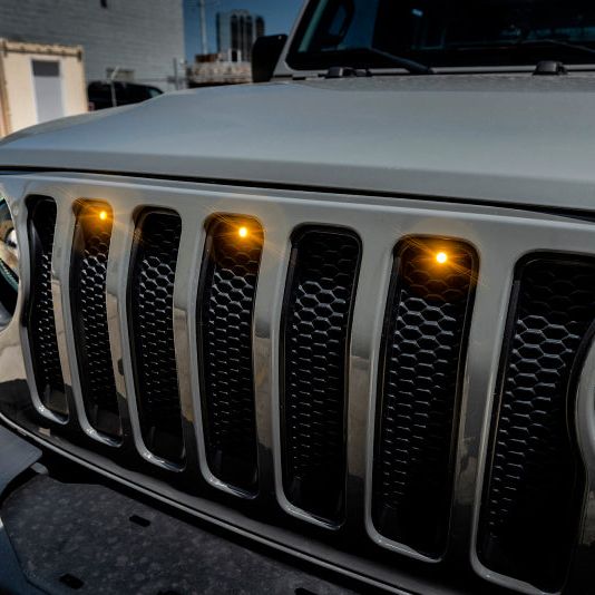 Oracle Pre-Runner Style LED Grille Kit for Jeep Wrangler JL - Amber - SMINKpower Performance Parts ORL5870-005 ORACLE Lighting