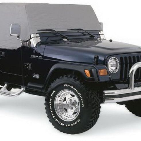 Rampage 1992-1995 Jeep Wrangler(YJ) Cab Cover With Door Flaps - Grey-Car Covers-Rampage-RAM1161-SMINKpower Performance Parts