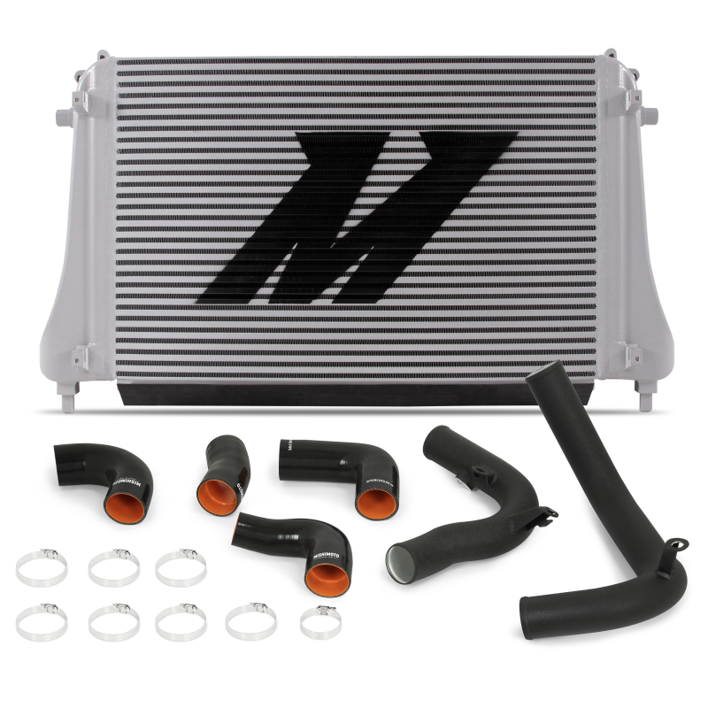 Mishimoto 2015+ VW MK7 Golf TSI / GTI / R Performance Intercooler Kit w/ Pipes (Black)-Intercooler Kits-Mishimoto-MISMMINT-MK7-15KWBK-SMINKpower Performance Parts