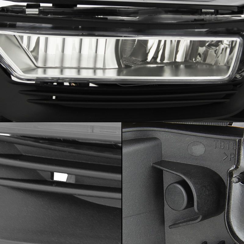 Spyder Honda Accord 2013-2015 4Dr OEM Fog Lights W/Switch- Clear FL-HA2013-4D-C-Fog Lights-SPYDER-SPY5076083-SMINKpower Performance Parts