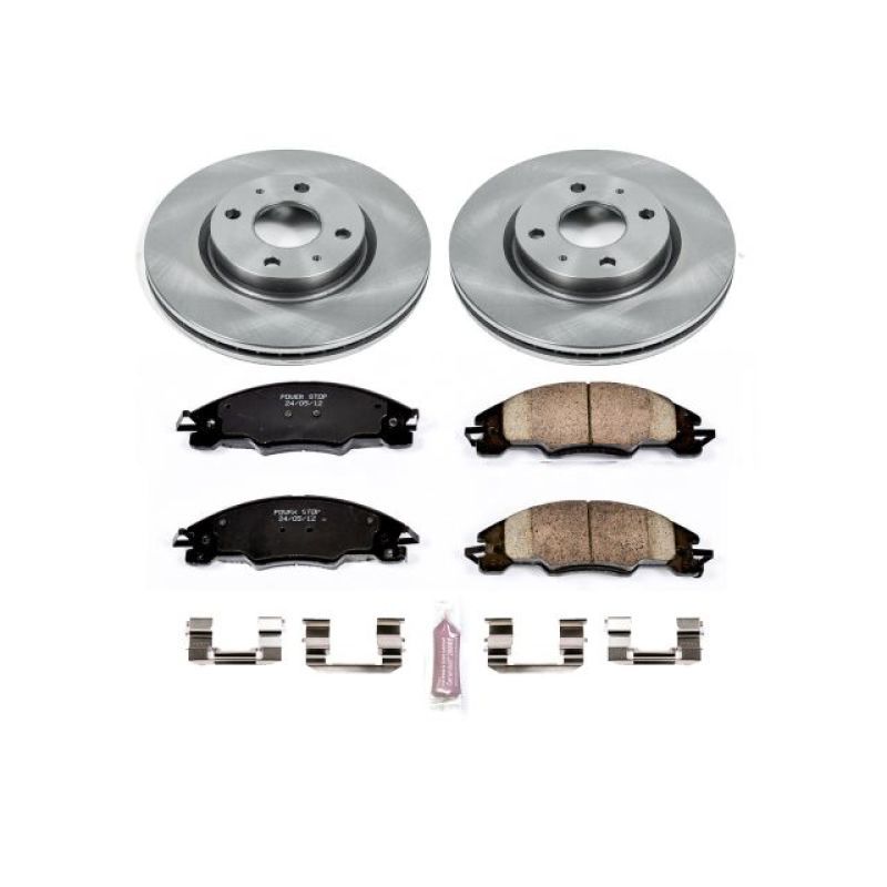 Power Stop 08-11 Ford Focus Front Autospecialty Brake Kit-Brake Kits - OE-PowerStop-PSBKOE4726-SMINKpower Performance Parts