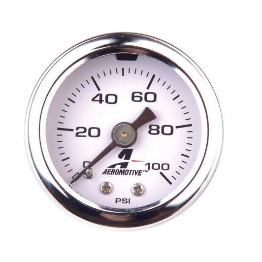 Aeromotive 0-100 PSI Fuel Pressure Gauge-Gauges-Aeromotive-AER15633-SMINKpower Performance Parts