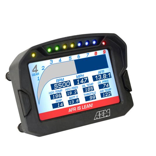 AEM CD-5LG Carbon Logging Digital Dash Display w/ Internal 10Hz GPS & Antenna-Gauges-AEM-AEM30-5603-SMINKpower Performance Parts