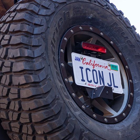 ICON 2018+ Jeep Wrangler JL License Relocation Kit - SMINKpower Performance Parts ICO25171 ICON