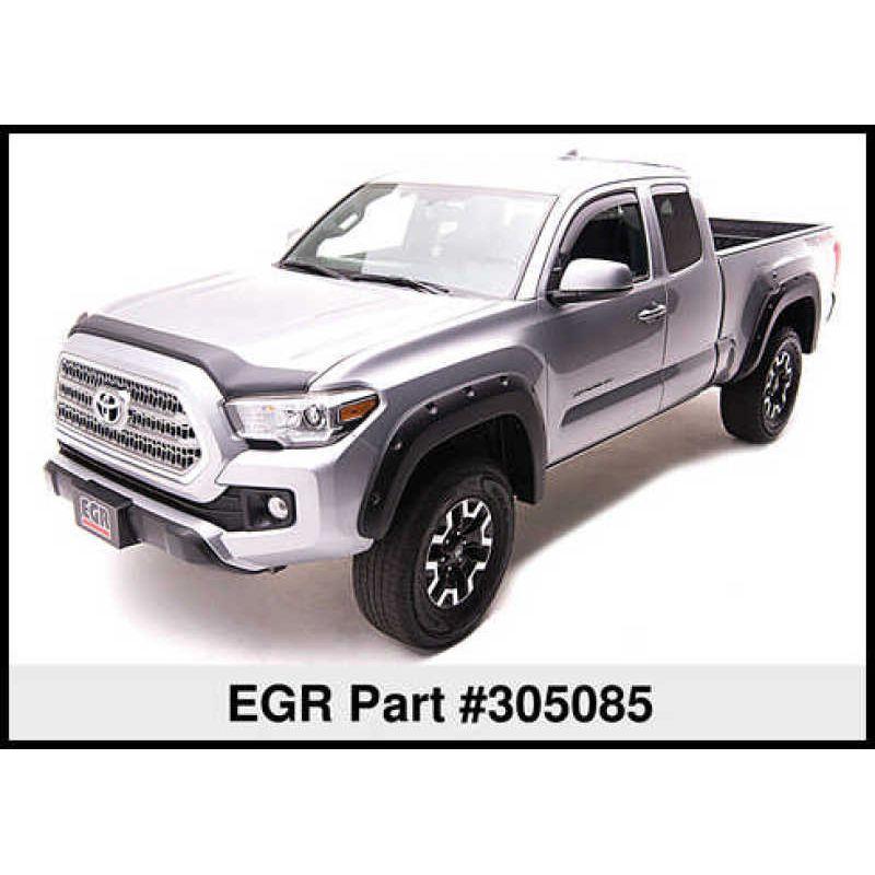 EGR 16-17 Toyota Tacoma Superguard Hood Shield - Matte (305085)-Body Side Moldings-EGR-EGR305085-SMINKpower Performance Parts