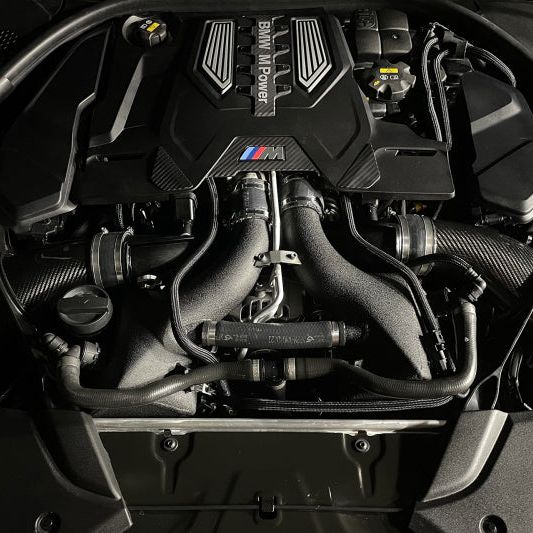 CSF 16-21 BMW M5 (F90) / 17-21 BMW M8 (F91/F92/F93) Twin Charge-Air-Cooler Set - Crinkle Black-Intercoolers-CSF-CSF8178-SMINKpower Performance Parts