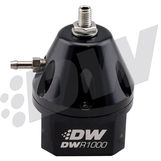 DeatschWerks DWR1000 Adjustable Fuel Pressure Regulator - Black-Fuel Pressure Regulators-DeatschWerks-DWK6-1000-FRB-SMINKpower Performance Parts
