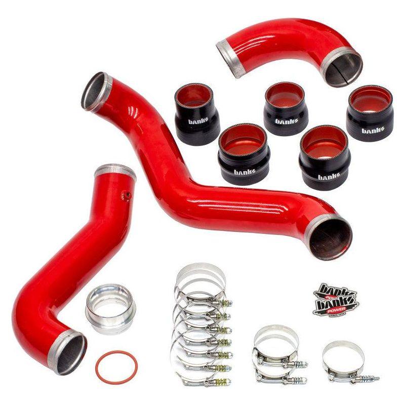 Banks Power 17-19 Chevy/GMC 2500HD/3500HD Diesel 6.6L Boost Tube Upgrade Kit - Red - SMINKpower Performance Parts GBE25999 Banks Power