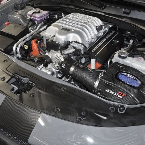 aFe Momentum GT Black Series Carbon Fiber CAIS 2017 Dodge Challenger/Charger SRT Hellcat V8-6.2L(sc) - SMINKpower Performance Parts AFE52-72205-CF aFe