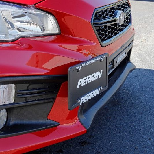 Perrin 2018+ Subaru WRX/STI w/ FMIC License Plate Holder-License Plate Relocation-Perrin Performance-PERPSP-BDY-205F-SMINKpower Performance Parts