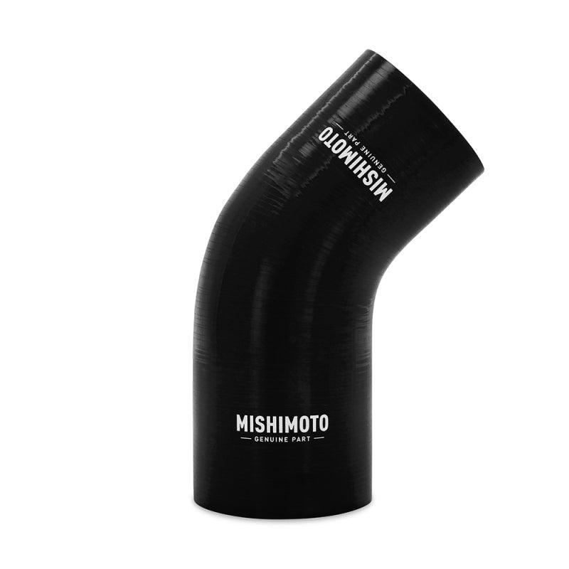 Mishimoto Silicone Reducer Coupler 45 Degree 2.75in to 3in - Black - SMINKpower Performance Parts MISMMCP-R45-27530BK Mishimoto