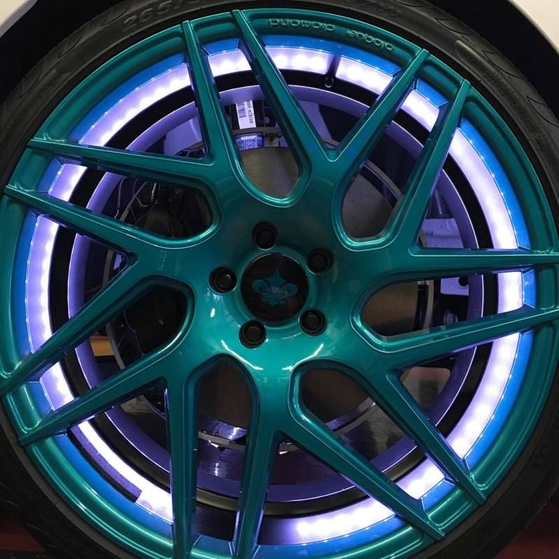 Oracle LED Illuminated Wheel Rings - ColorSHIFT - 15in. - ColorSHIFT No Remote - SMINKpower Performance Parts ORL4210-334 ORACLE Lighting