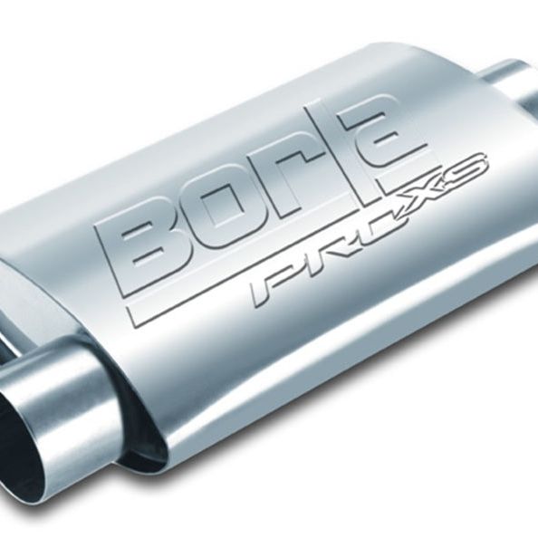 Borla 2.5in Inlet/Outlet Center/Offset Oval ProXS Muffler - SMINKpower Performance Parts BOR40659 Borla