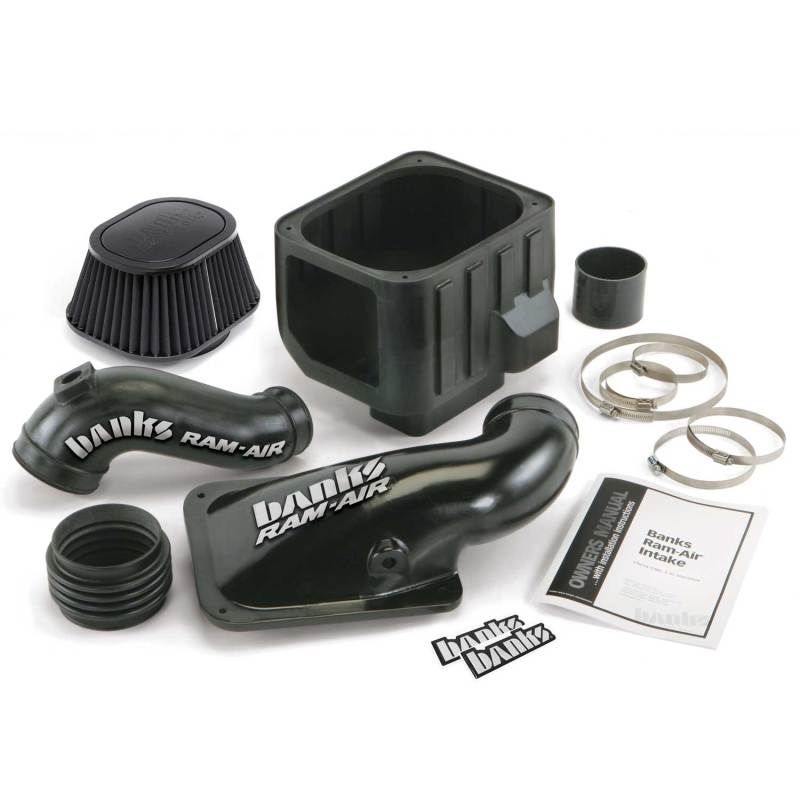 Banks Power 01-04 Chevy 6.6L LB7 Ram-Air Intake System - Dry Filter-Short Ram Air Intakes-Banks Power-GBE42132-D-SMINKpower Performance Parts