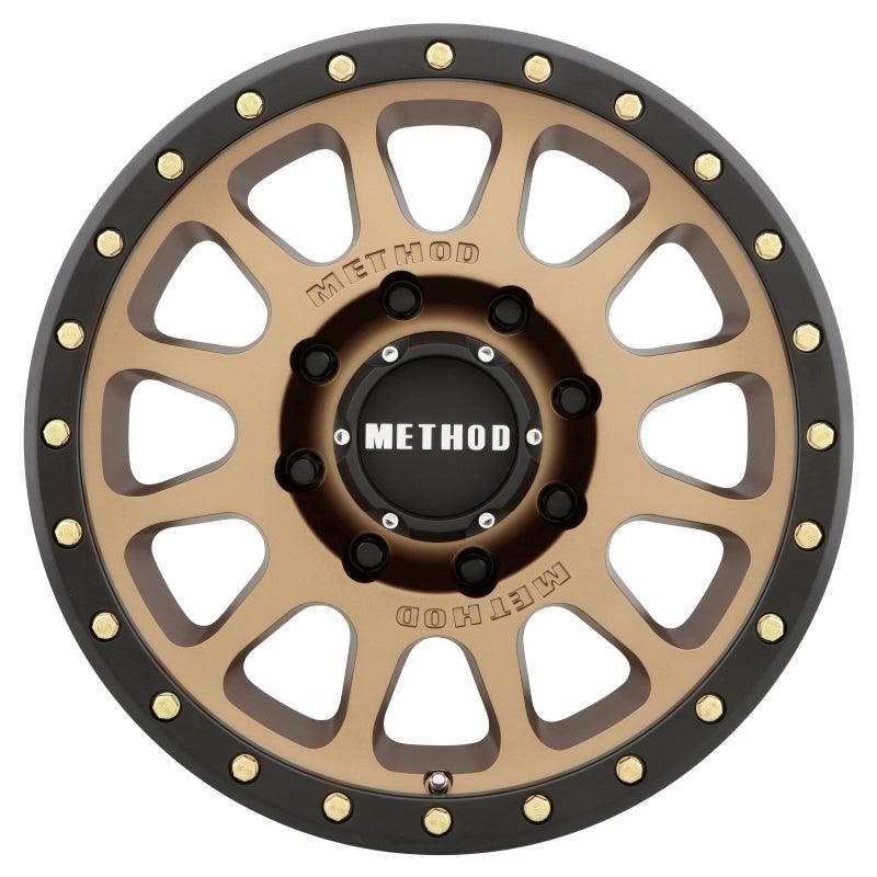 Method MR305 NV HD 18x9 +18mm Offset 8x180 130.81mm CB Method Bronze/Black Street Loc Wheel - SMINKpower Performance Parts MRWMR30589088918H Method Wheels